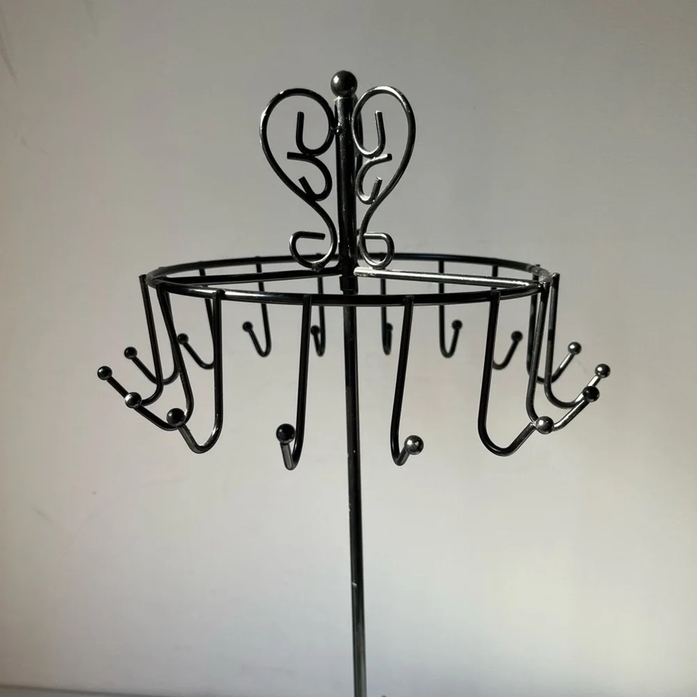 Metal jewelry holder,rotating jewelry holder